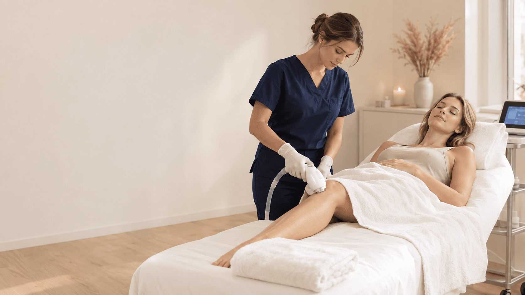 Treatment room at Mone Beauty Clinic
